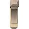 Ekena Millwork Thorton Craftsman Rough Sawn Bracket w/ Offset Brace, Douglas Fir, 8"W x 28"D x 28"H BKT0806X28X28THR04RDF - alternate 4